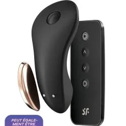 Stimulateur Clitoridien Pour Culotte Little Secret Noir 8,6cm - Satisfyer
