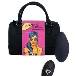 Stimulateur Clitoridien Télécommande Sans Fil Panty Vibe Noir - FeelzToys