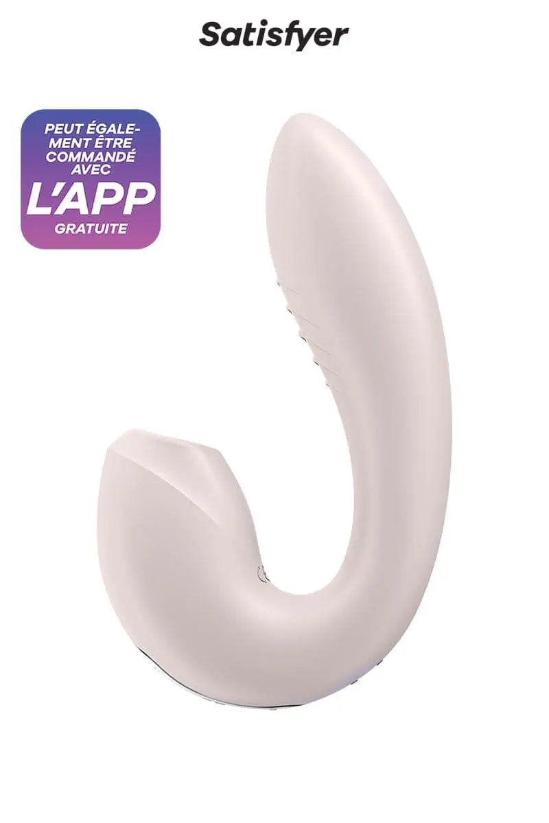Stimulateur Connecté Ondes De Pression + Vibrations Sunray Rose - Satisfyer 4 Stimulateur Connecté Ondes De Pression + Vibrations Sunray Rose - Satisfyer – Image 4