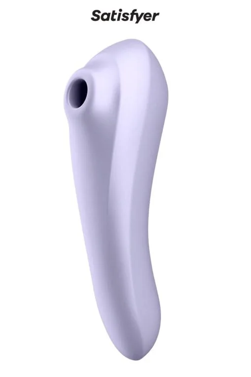 Stimulateur Point G Clitoridien Connecté Dual Pleasure Mauve - Satisfyer -LINGERIES Soldes stimulateur connecte satisfyer dual pleasure mauve only love 34838998253748