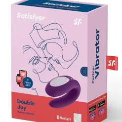 Vibromasseur Pour Couple Double Joy Violet Stimulateur Pour Couple - Satisfyer -LINGERIES Soldes stimulateur couple double joy sextoy couple violet satisfyer only love 39953886511417