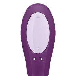 Vibromasseur Pour Couple Double Joy Violet Stimulateur Pour Couple - Satisfyer -LINGERIES Soldes stimulateur couple double joy sextoy couple violet satisfyer only love 39953886544185