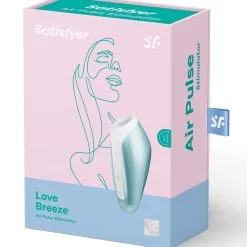 Stimulateur De Clitoris Vibrations Et Ondes Pressions Breeze Bleu - Satisfyer -LINGERIES Soldes stimulateur de clitoris vibrations et ondes pressions breeze bleu satisfyer only love 34980827267252