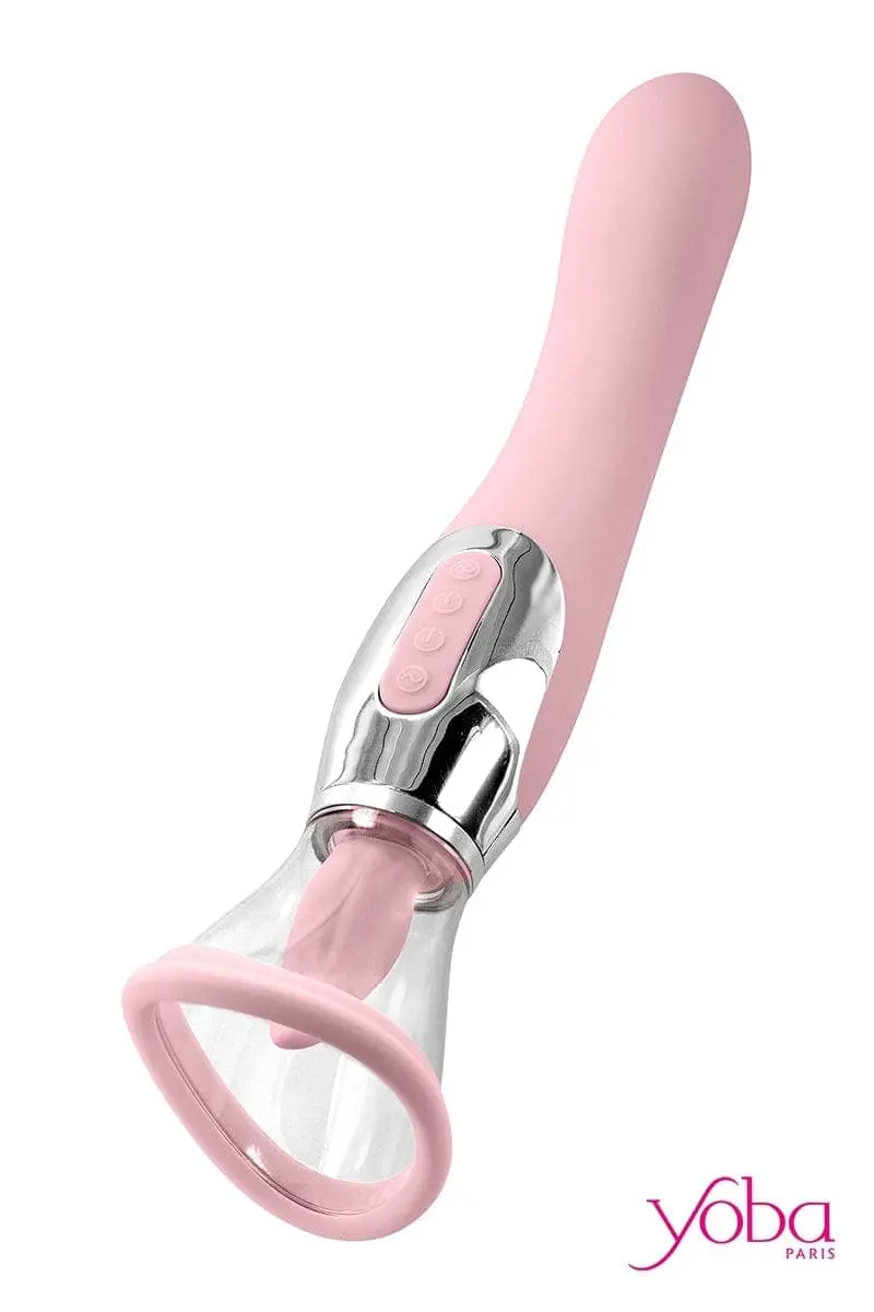 Stimulateur Féminin 4 En 1 Vulve Téton Langue Vibro Harmony Rose - Yoba 2 Stimulateur Féminin 4 En 1 Vulve Téton Langue Vibro Harmony Rose - Yoba – Image 2