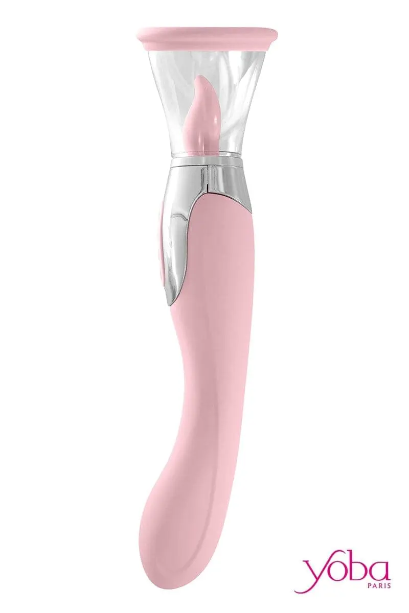 Stimulateur Féminin 4 En 1 Vulve Téton Langue Vibro Harmony Rose - Yoba 3 Stimulateur Féminin 4 En 1 Vulve Téton Langue Vibro Harmony Rose - Yoba – Image 3