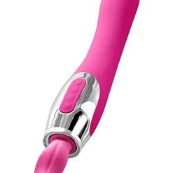 Stimulateur Féminin 4 En 1 Vulve Tétons Langue Vibro Harmony Fuchsia - Yoba