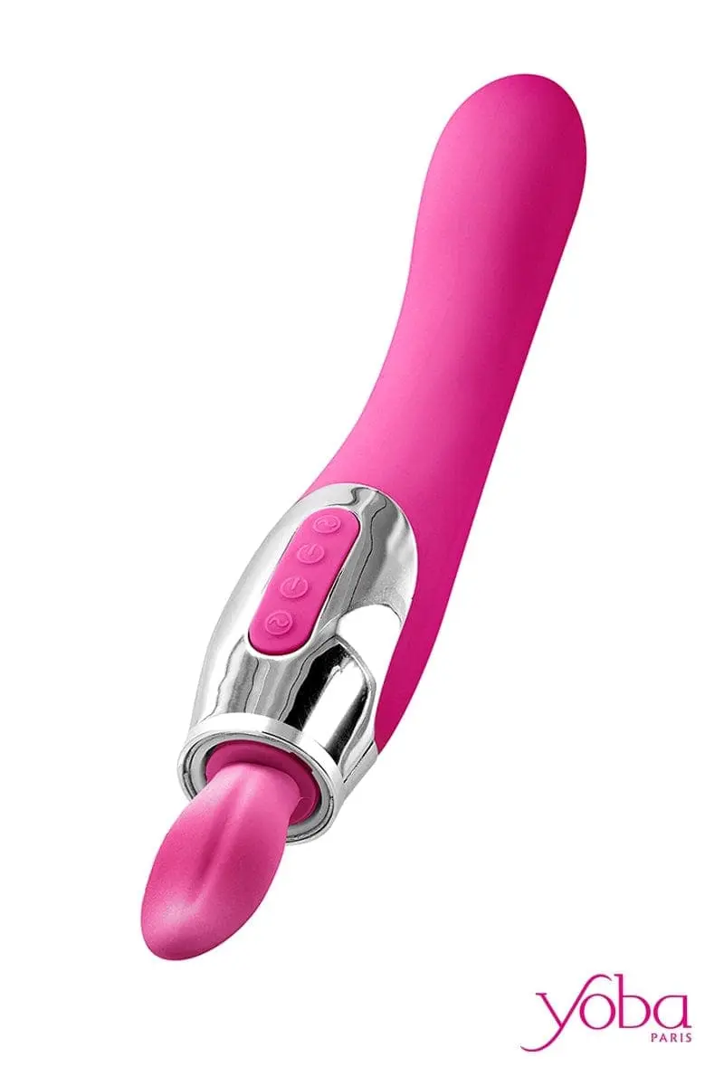 Stimulateur Féminin 4 En 1 Vulve Tétons Langue Vibro Harmony Fuchsia - Yoba 1 Stimulateur Féminin 4 En 1 Vulve Tétons Langue Vibro Harmony Fuchsia - Yoba