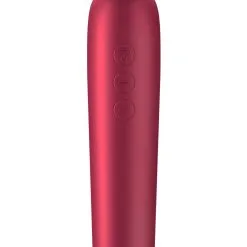 Stimulateur Féminin Double Stimulations Dual Love Rose 18cm - Satisfyer -LINGERIES Soldes stimulateur feminin double stimulations dual love rose 18cm satisfyer only love 34979228254388