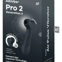 Stimulateur Féminin Pro 2 Generation 3 Connecté Noir - Satisfyer -LINGERIES Soldes stimulateur feminin pro 2 generation 3 connecte noir satisfyer only love 40838275563833