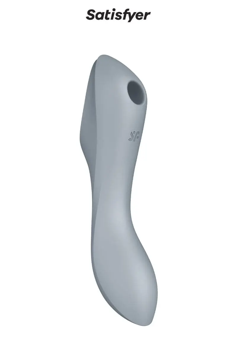 Stimulateur Féminin Triple Fonction Curvy Trinity 3 Gris - Satisfyer 3 Stimulateur Féminin Triple Fonction Curvy Trinity 3 Gris - Satisfyer – Image 3