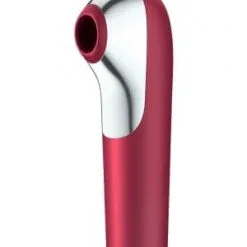 Stimulateur Féminin Double Stimulations Dual Love Rose 18cm - Satisfyer