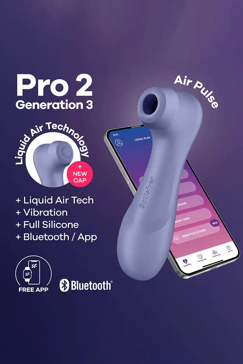 Stimulateur Satisfyer Pro 2 Generation 3 Connecté Lilas 2 Stimulateur Satisfyer Pro 2 Generation 3 Connecté Lilas – Image 2