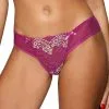 String Fuchsia Dentelle Sexy V-9748 - Axami