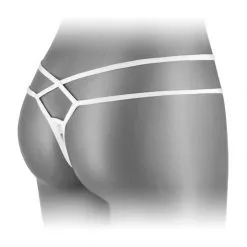 String Ouvert Blanc En Dentelle Ornée Mylene - Fashion Secret 5 String Ouvert Blanc En Dentelle Ornée Mylene - Fashion Secret -LINGERIES Soldes string ouvert blanc en dentelle ornee mylene fashion secret only love 39834357530937