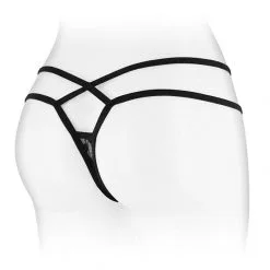 String Ouvert En Dentelle Croisée Noir Mylene - Fashion Secret 5 String Ouvert En Dentelle Croisée Noir Mylene - Fashion Secret -LINGERIES Soldes string ouvert en dentelle croisee noir mylene fashion secret only love 39834354286905