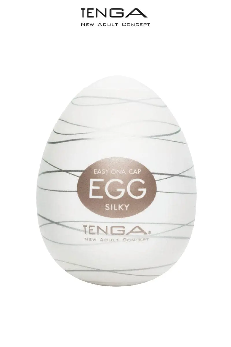 Masturbateur En Forme D'oeuf à Usage Unique Egg Silky - Tenga 1 Masturbateur En Forme D'oeuf à Usage Unique Egg Silky - Tenga