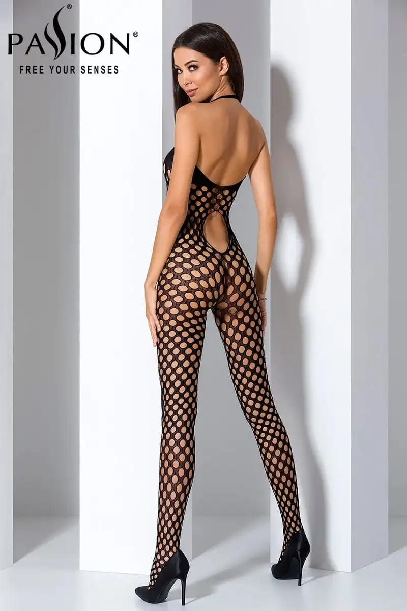 Passion Bodystockings Tenue Pour Femme En Mailles Noires Sexy Extensible BS065 TU - Passion 2 Passion Bodystockings Tenue Pour Femme En Mailles Noires Sexy Extensible BS065 TU - Passion – Image 2