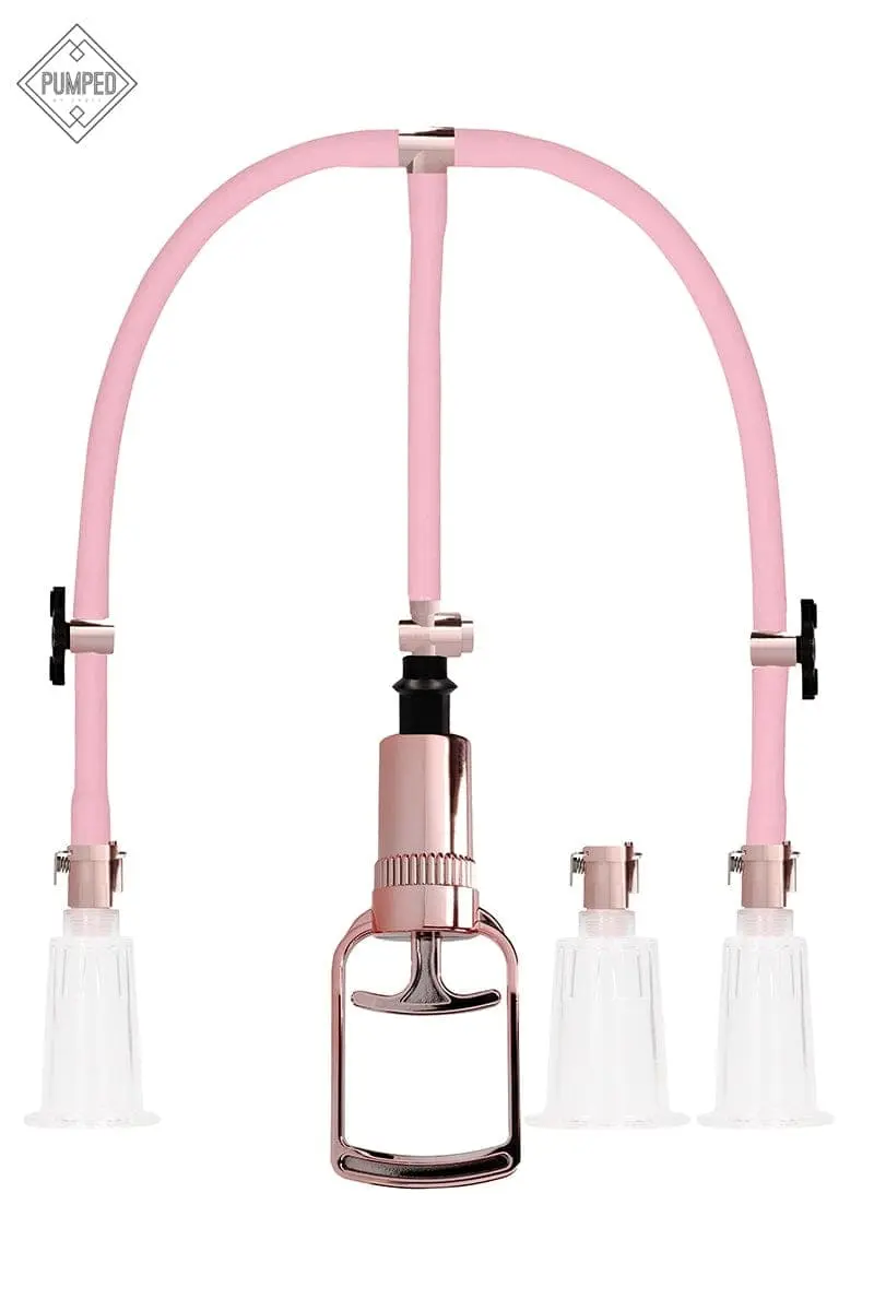 Triple Pompe Pour Stimulation Tétons Et Clitoris Intense Taille L - Pumped 1 Triple Pompe Pour Stimulation Tétons Et Clitoris Intense Taille L - Pumped