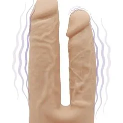 Vibromasseur Double Pénétration Plaisir Intense 19,7 + 17,5cm - SilexD
