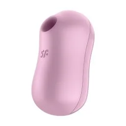 Vibromasseur Double Stimulation En Silicone Cotton Candy Lila - Satisfyer