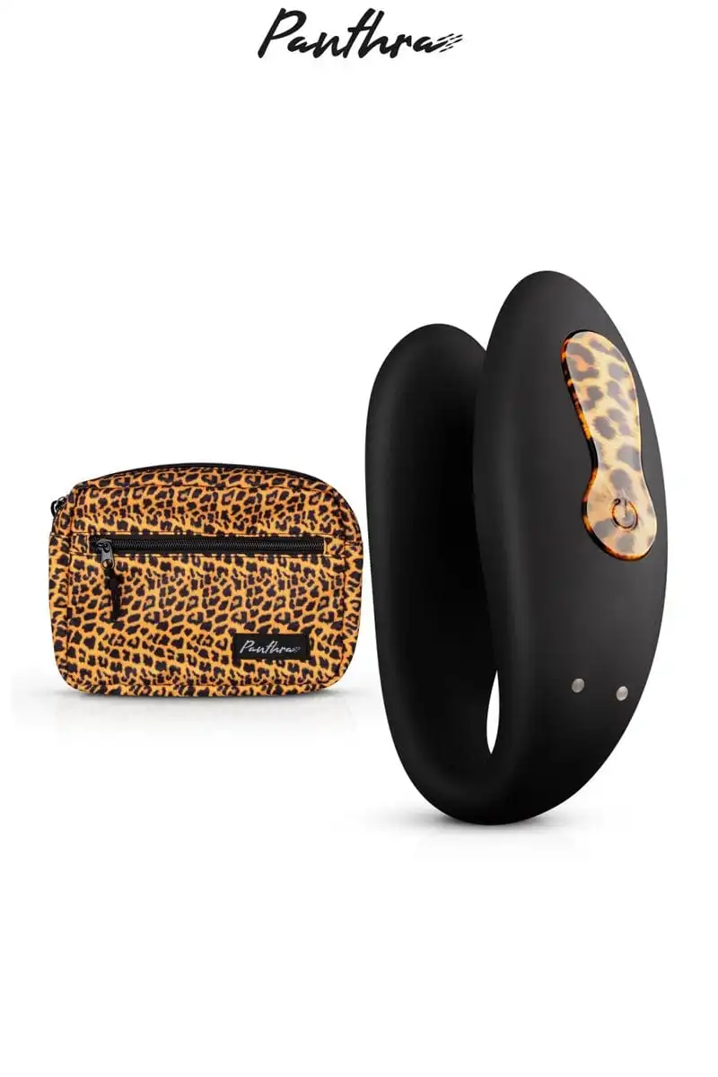 Vibromasseur Double Stimulation Pour Couples + Sacoche Zuna - Panthra 1 Vibromasseur Double Stimulation Pour Couples + Sacoche Zuna - Panthra
