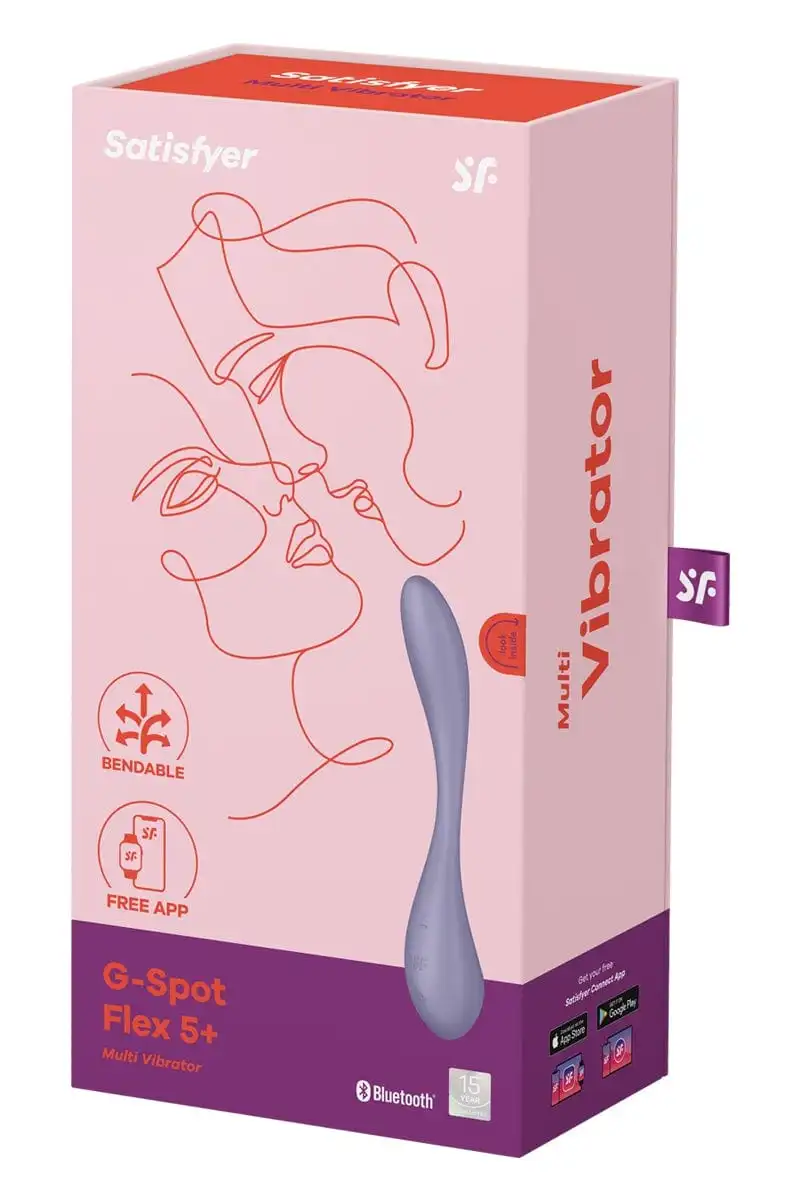 Satisfyer Vibromasseur Flexible G Spot Flex 5+ Stimulateur Clitoridien Gris - Satifyer 5 Satisfyer Vibromasseur Flexible G Spot Flex 5+ Stimulateur Clitoridien Gris - Satifyer – Image 5