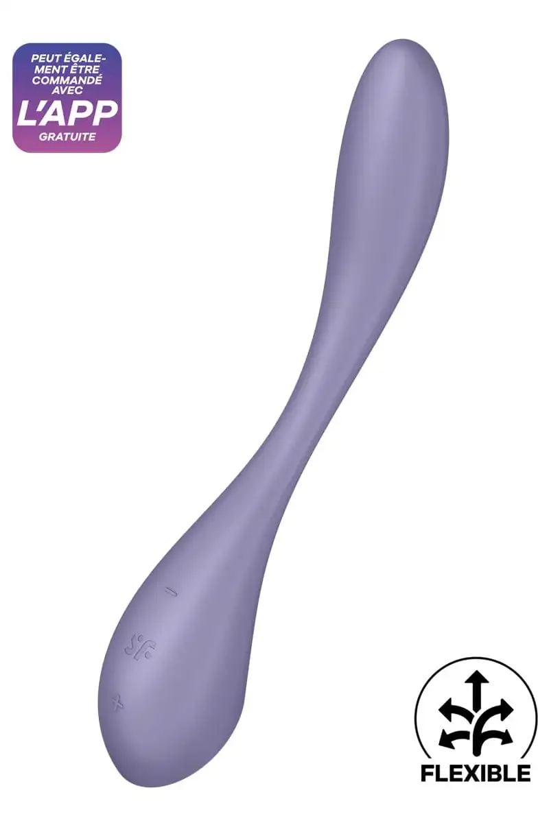 Satisfyer Vibromasseur Flexible G Spot Flex 5+ Stimulateur Clitoridien Gris - Satifyer 1 Satisfyer Vibromasseur Flexible G Spot Flex 5+ Stimulateur Clitoridien Gris - Satifyer