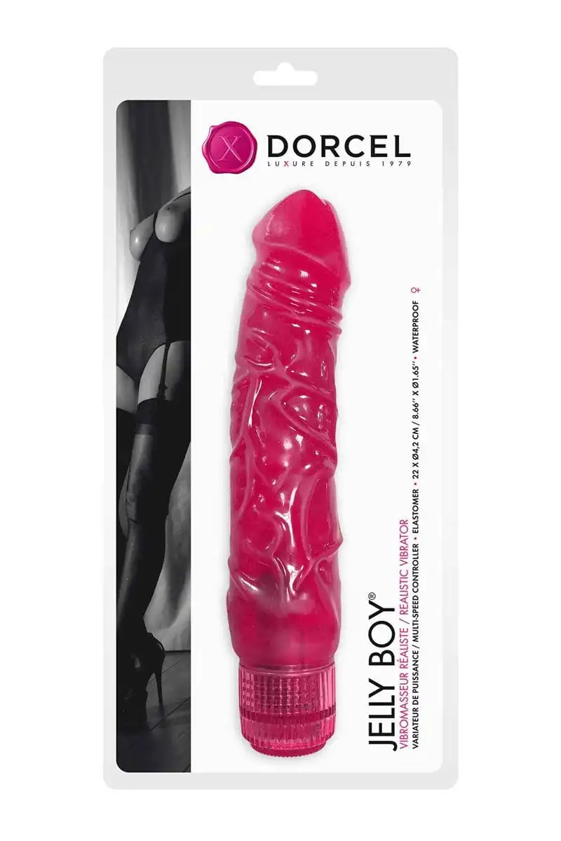 Vibromasseur En Jelly Multi-vitesses à Piles Jelly Boy - Dorcel 2 Vibromasseur En Jelly Multi-vitesses à Piles Jelly Boy - Dorcel – Image 2