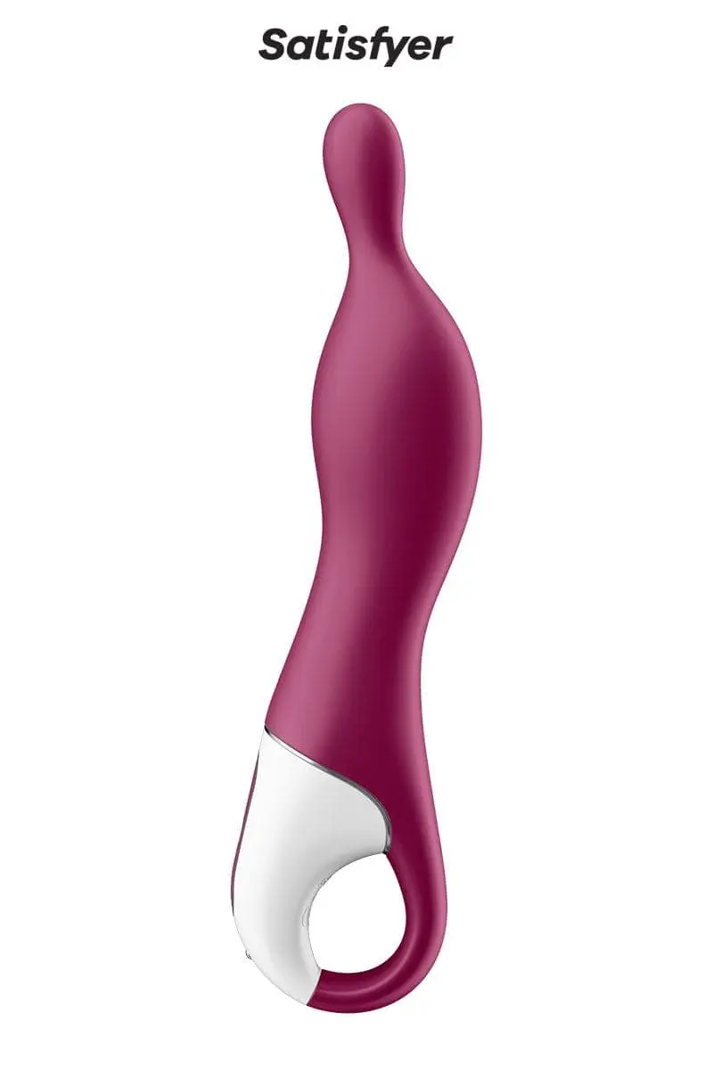 Vibromasseur Puissant A-Mazing 1 Rechargeable Et étanche Bordeaux - Satisfyer 4 Vibromasseur Puissant A-Mazing 1 Rechargeable Et étanche Bordeaux - Satisfyer – Image 4