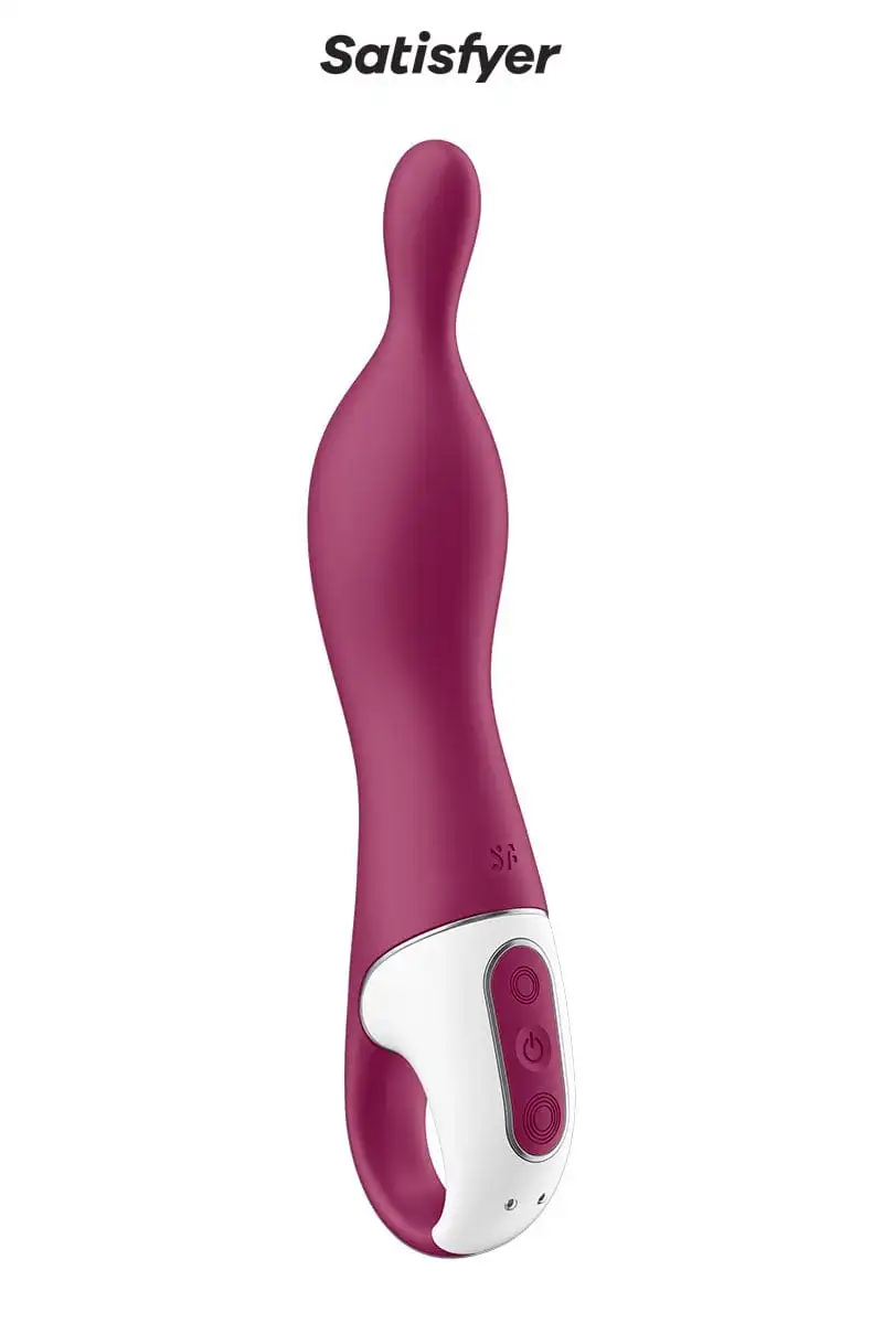 Vibromasseur Puissant A-Mazing 1 Rechargeable Et étanche Bordeaux - Satisfyer 1 Vibromasseur Puissant A-Mazing 1 Rechargeable Et étanche Bordeaux - Satisfyer