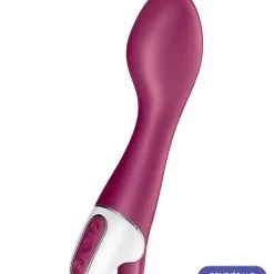 Vibromasseur Stimulation Vaginale Chauffant Hot Spot 21cm - Satisfyer